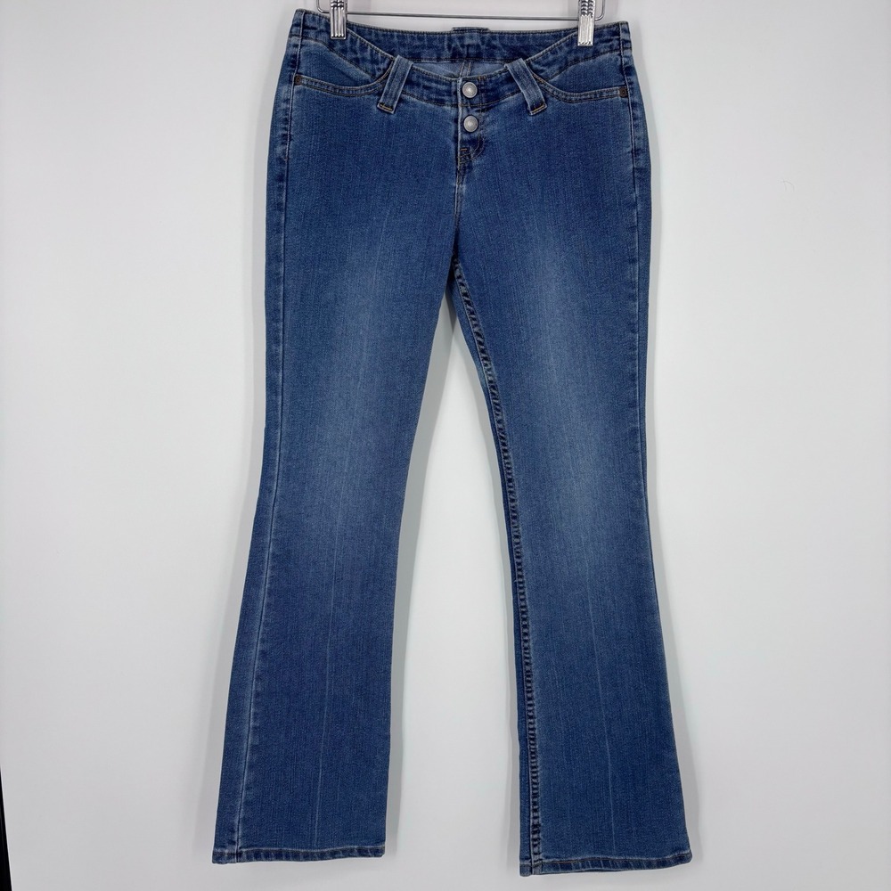 VTG Y2K Levis Low Rise Bootcut Jeans Womens 5 JR M Low Rise Stretch Made In USA